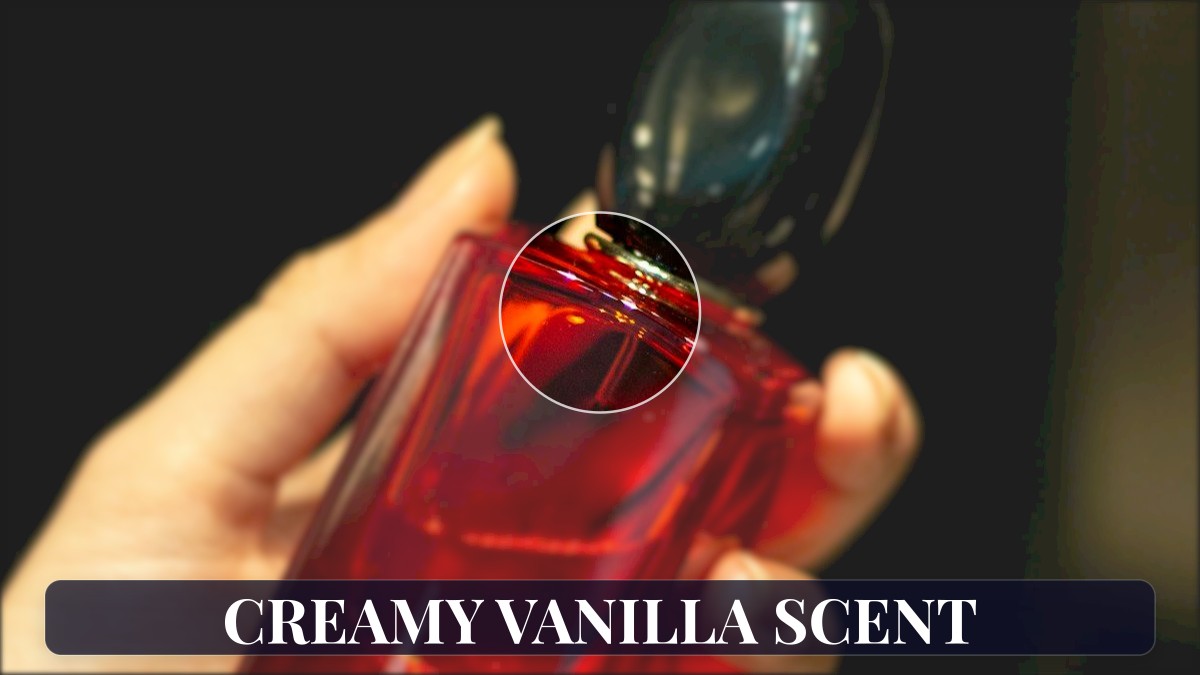 creamy vanilla scent