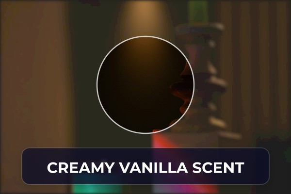 creamy vanilla scent