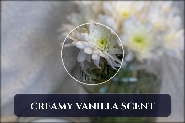 creamy vanilla scent