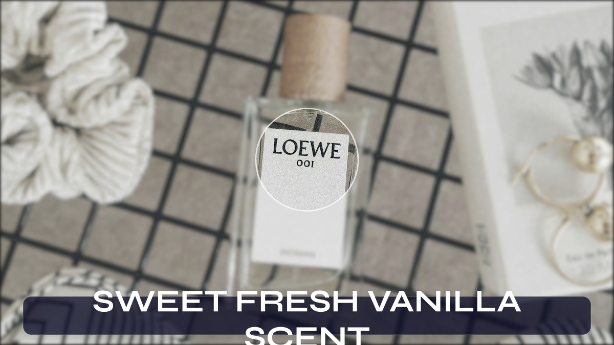 sweet fresh vanilla scent